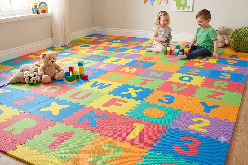 Kids Interlocking EVA Puzzle Mats - Bodyline Sports