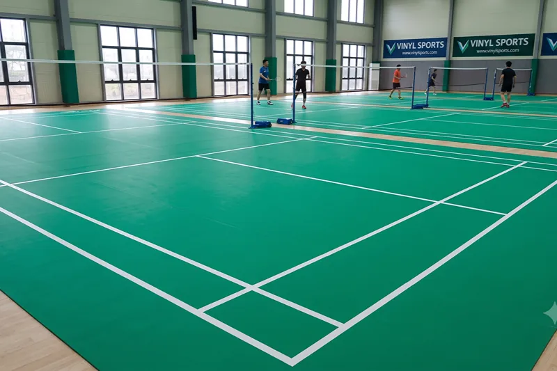 Badminton Court Vinyl Rolls - Bodyline Sports