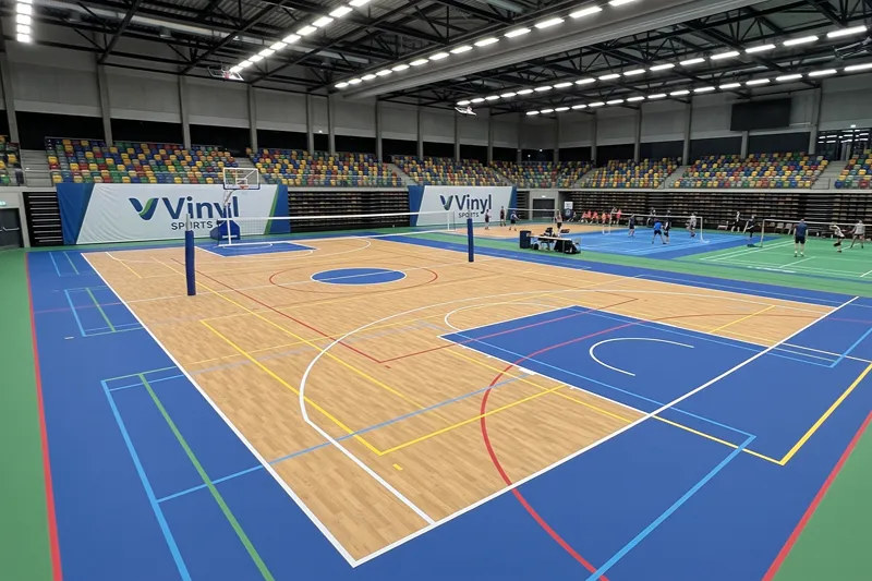Multi-Sport Arena Vinyl Flooring - Bodyline Sports
