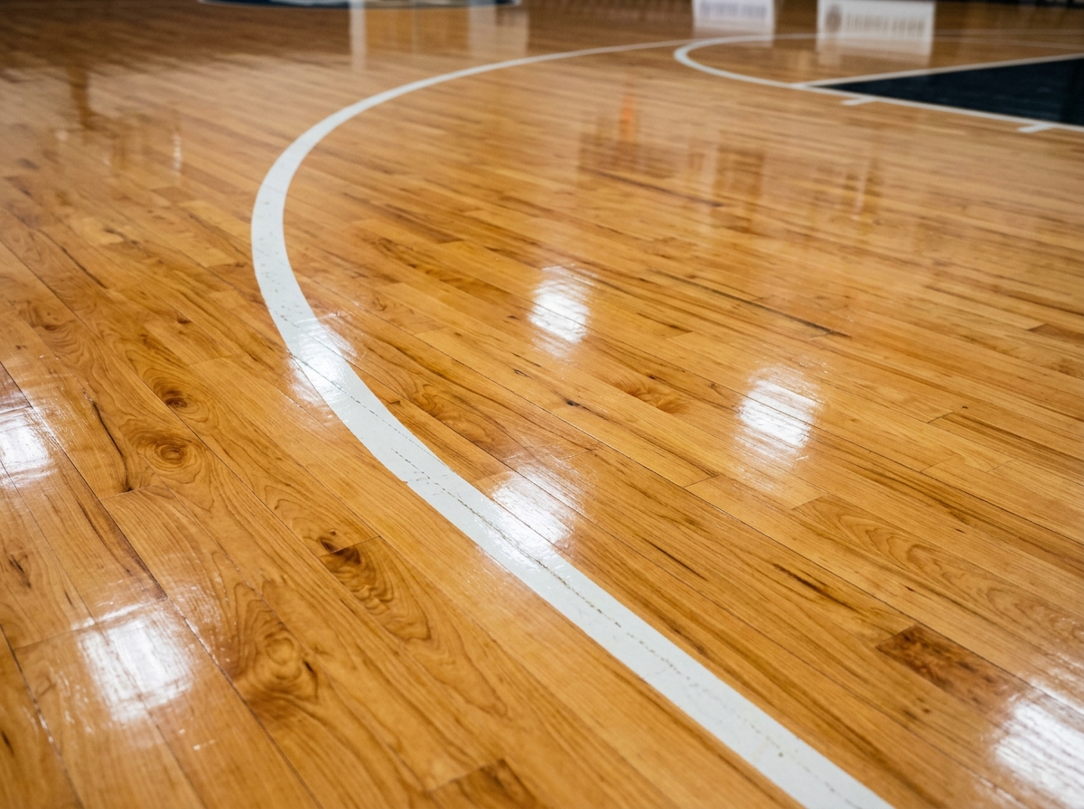 Wood-Finish Sports Vinyl Flooring - Bodyline Sports