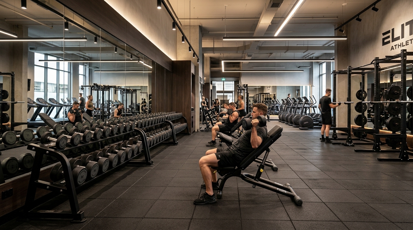Commercial Gyms Flooring - Heavy Duty Rubber Flooring Solutions