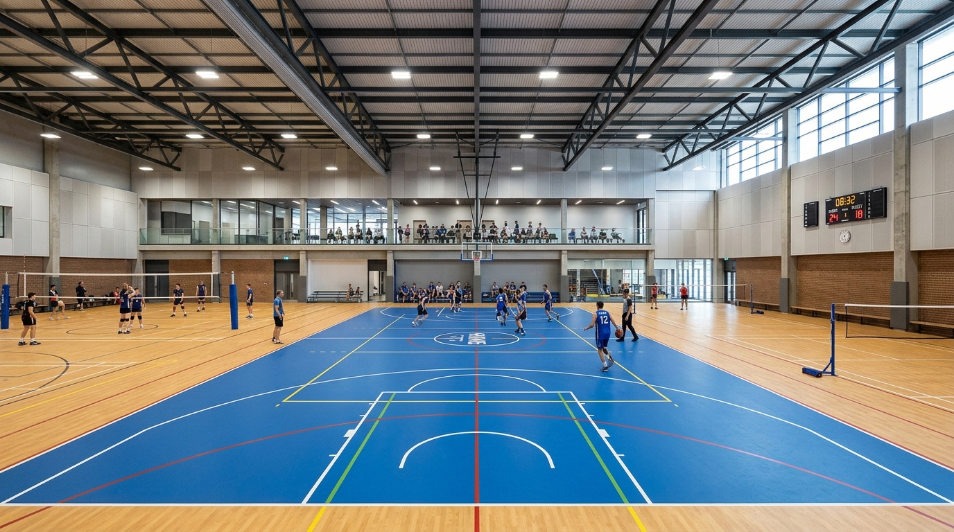 Multipurpose Sports Halls Flooring - Indoor Multi-Sport Surface Solutions