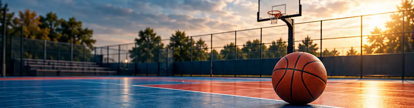 Modern Outdoor Basketball Court by Bodyline Sports