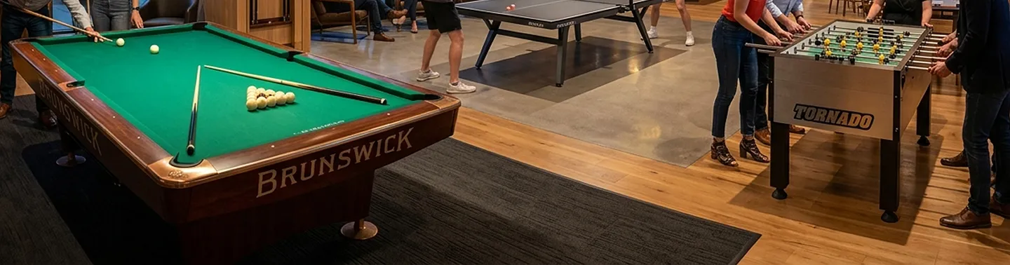 Luxury Indoor Games & Recreation Lounge Setup by Bodyline Sports