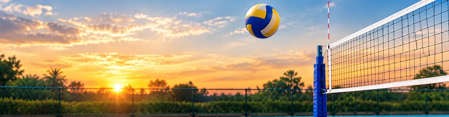 Modern Volleyball Court & Equipment by Bodyline Sports